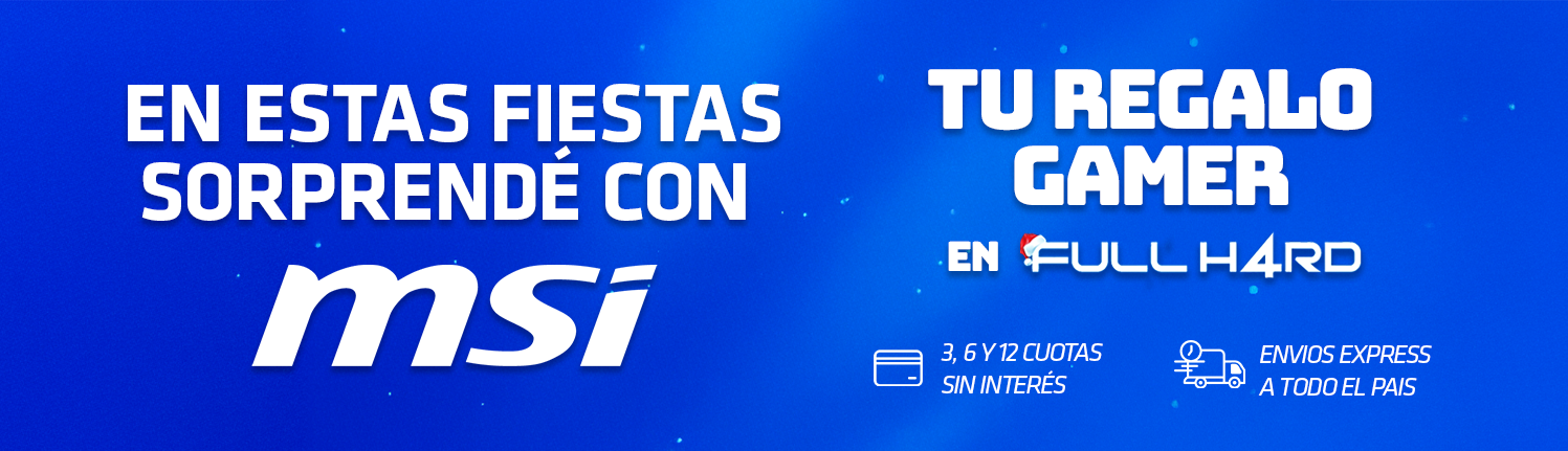 12 cuotas sin interés en productos MSI