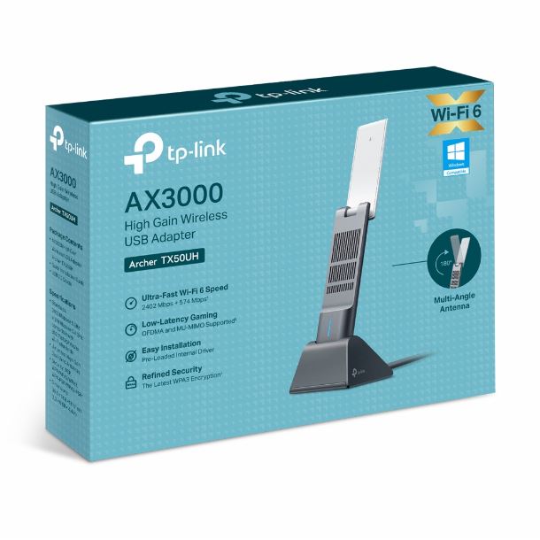 placa-de-red-usb-tp-link-archer-tx50uh-wifi6-ax3000-doble-banda-alta-ganancia