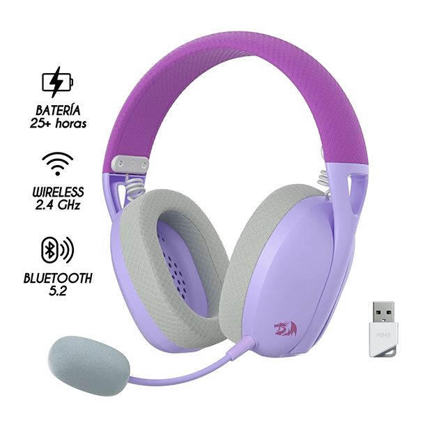 auricular-redragon-wireless-h848-ire-pro-white-purple