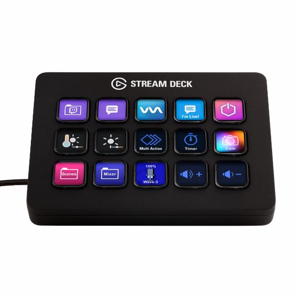 stream deck elgato mk.2 15 botones lcd customizables
