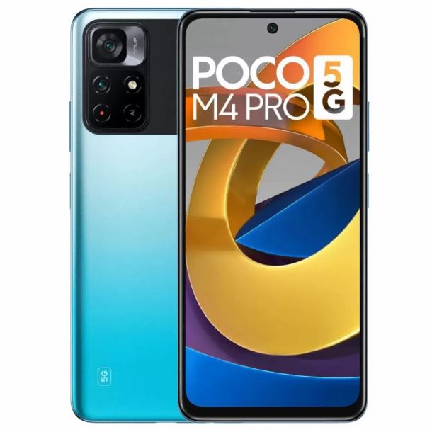 Cover BAIDIYU Per Xiaomi Poco M4 Pro 5G - Custodia Sottile In TPU Antiurto, Paraurti Antigraffio, Colore Blu