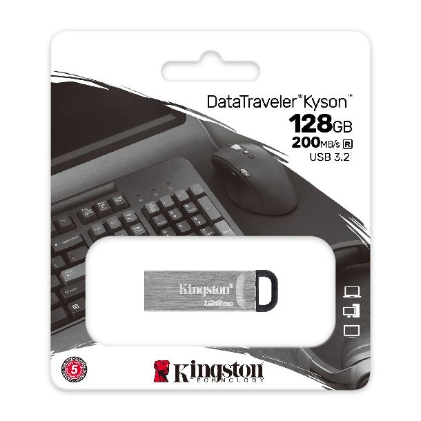 pendrive-128gb-kingston-kyson-metalico-usb-32