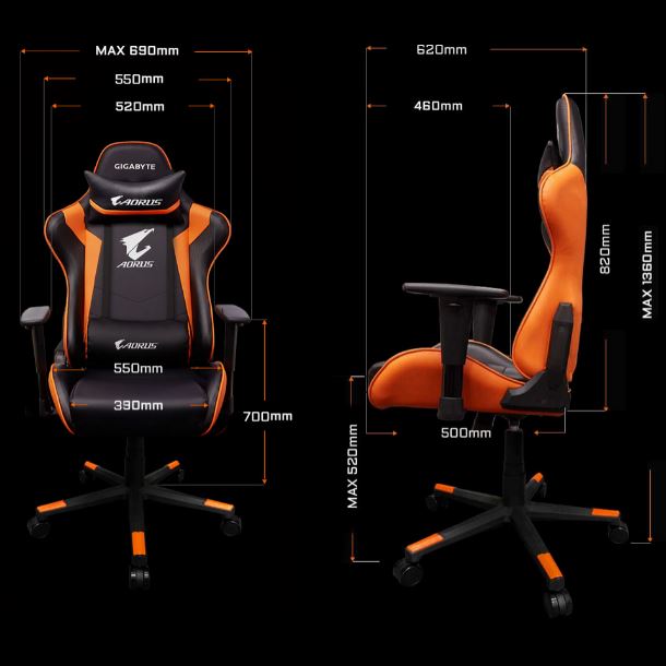 silla-gamer-gigabyte-agc300-negro-naranja
