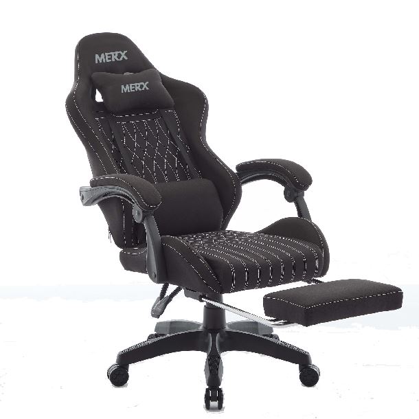 silla-gamer-merx-kuroyami-kr-400-tela-negra-c-apoya-pies