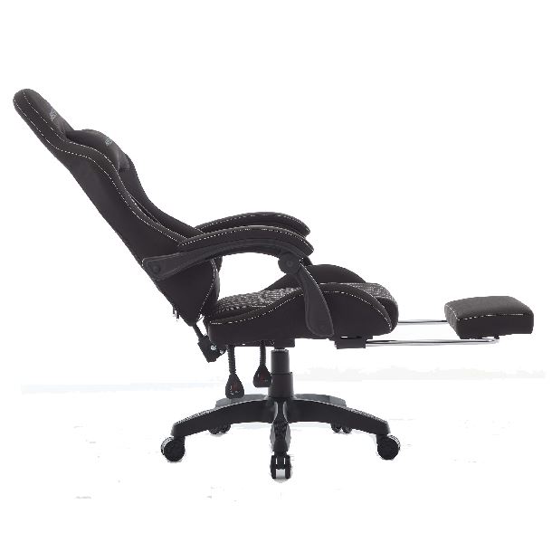 silla-gamer-merx-kuroyami-kr-400-tela-negra-c-apoya-pies