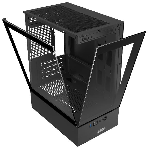 gabinete-sentey-h10-argb-black-vidrio-lateral-y-frontal-5-coolers-argb