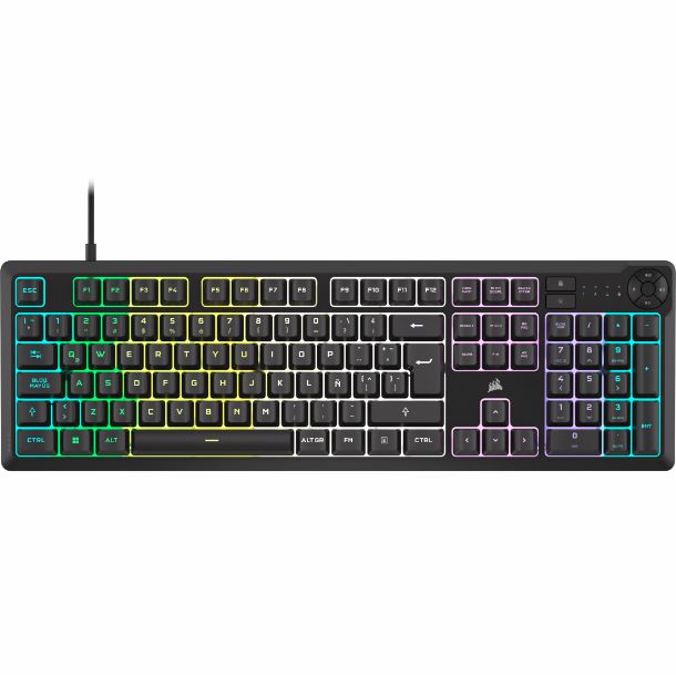 teclado-mecanico-corsair-k55-core-rgb-rubberdome