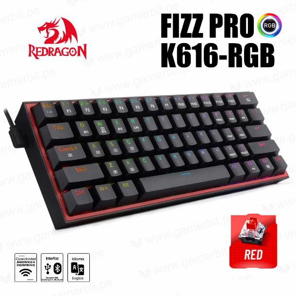 teclado-redragon-fizz-pro-k616-rgb-black-switch-red-espanol