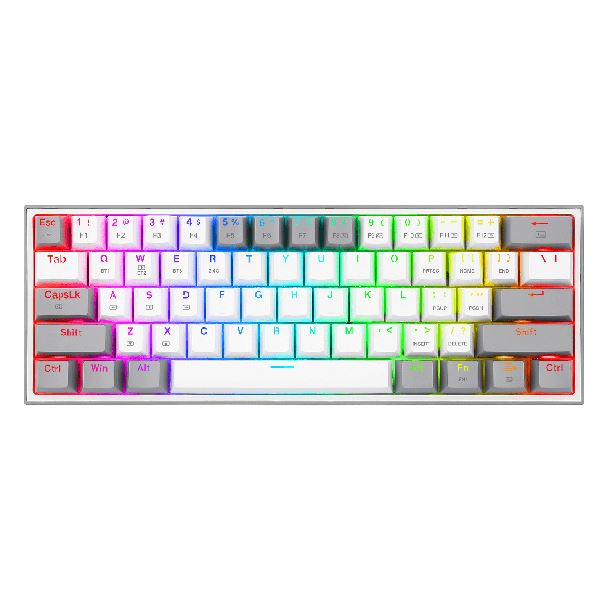 teclado-redragon-fizz-pro-k616-rgb-white-gray-switch-red