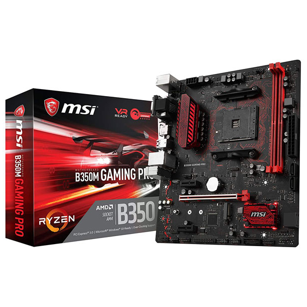 Msi b350m gaming pro какие процессоры поддерживает